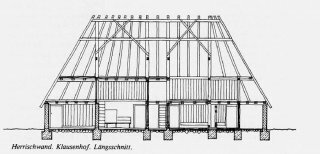 Klausenhof Herrischried - Längsschnitt