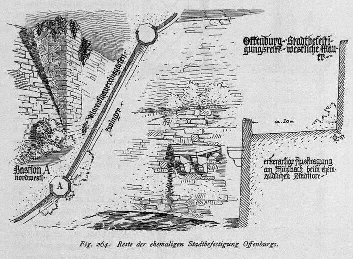 Fig 264 Stadtbefestigung Restruine