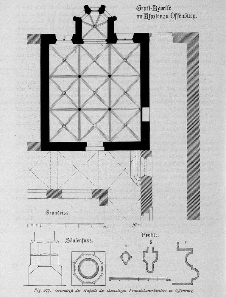 Fig 277 grundriss kapelle franziskanerkloster