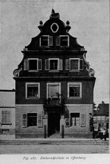 Fig 287 b Einhornapotheke offenburg