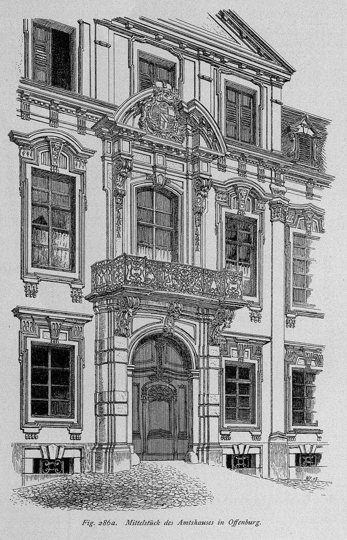 Fig 287 mittelstueck amtshaus offenburg