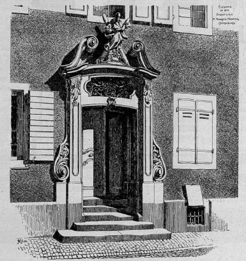 Fig. 280. Portal des ehemaligen Andreasspitals in Offenburg