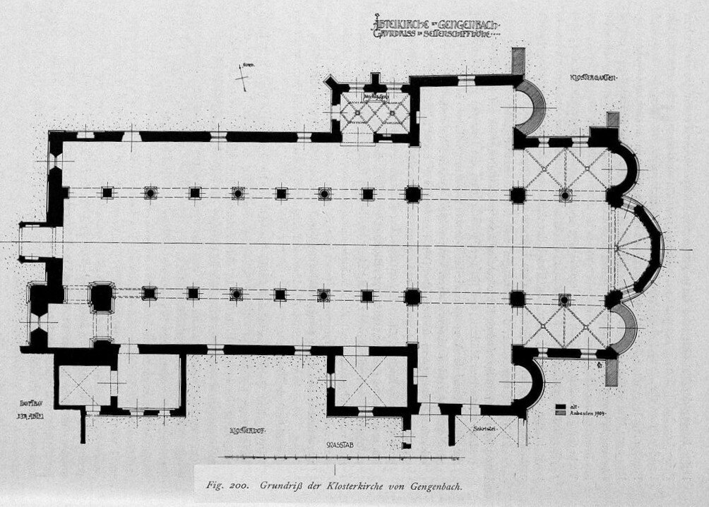 fig 200 Klosterkirche Grundriss