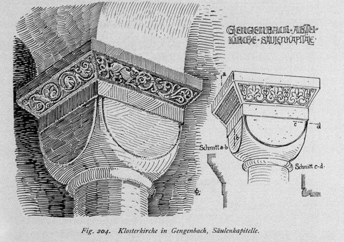 fig 204 Klosterkirche Saeulenkapitelle