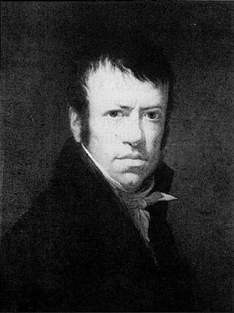 Johann Baptist Seele, der mutmaßliche Vater von Carl Sandhaas, Selbstporträt des Künstlers um 1810