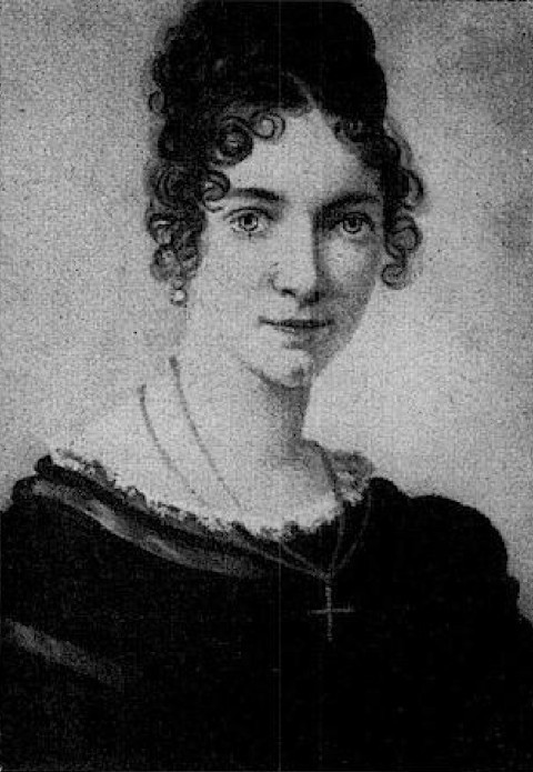Marie Ellenrieder. 1791 - 1863. Selbstbildnis - Aufn.: Grimm, Offenburg