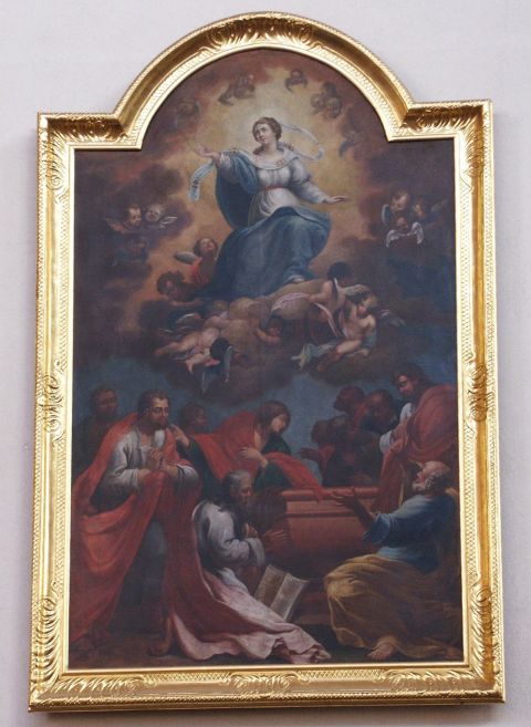 Barockes Altargemälde "Mariae Himmelfahrt" (Foto: Dr. Jörg Sieger, Bruchsal)