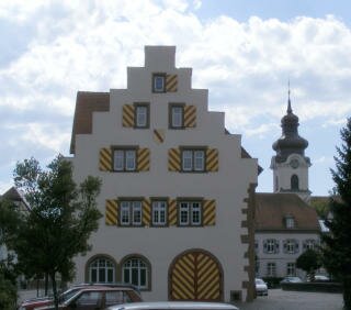 Friesenheim Rathaus und Kirche